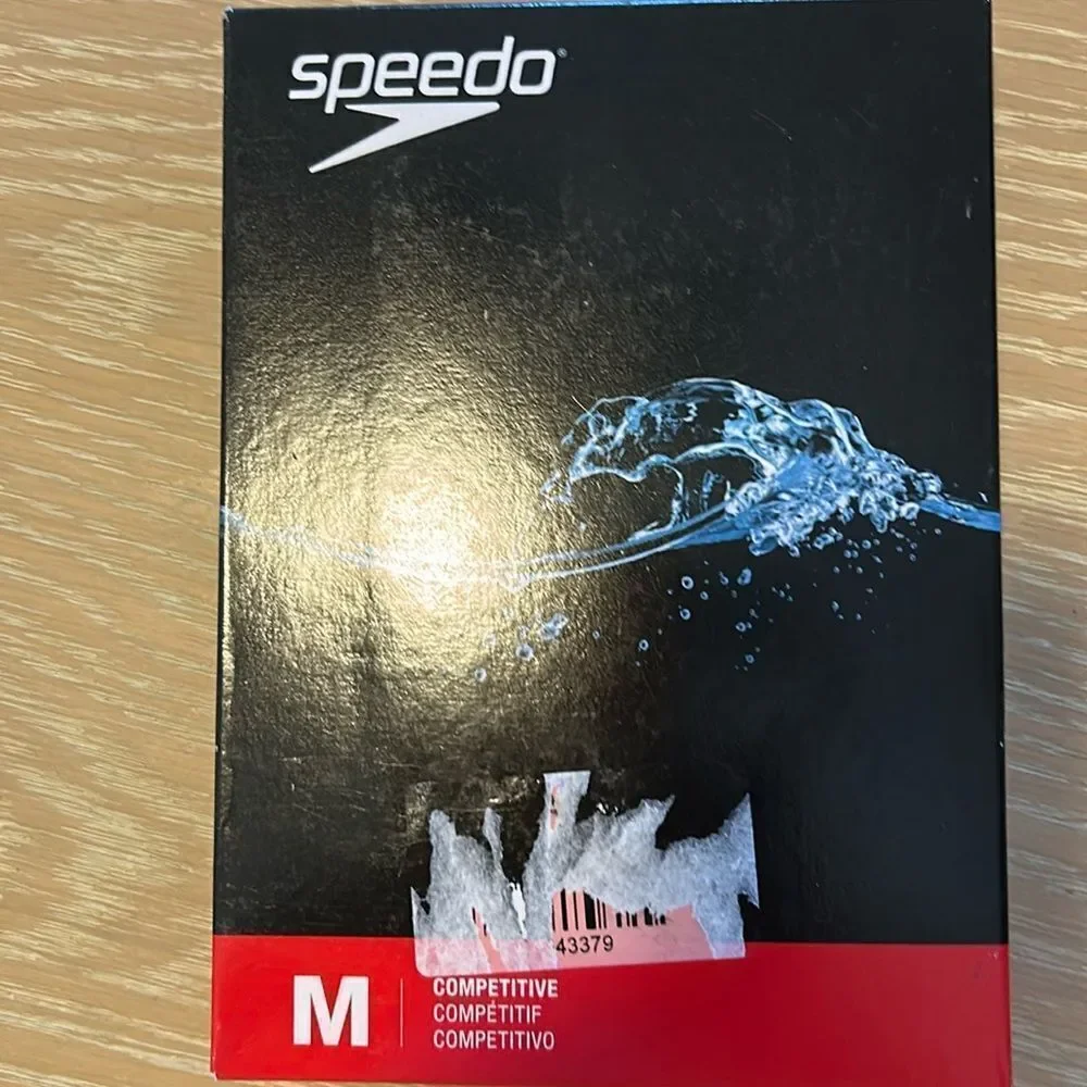 Speedo Men's Swimsuit Jammer Endurance+ Solid Black, Size 38, NWT